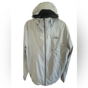 The North Face Grey DryVent Waterproof Hooded Jacket Outdoor Shell Size Large